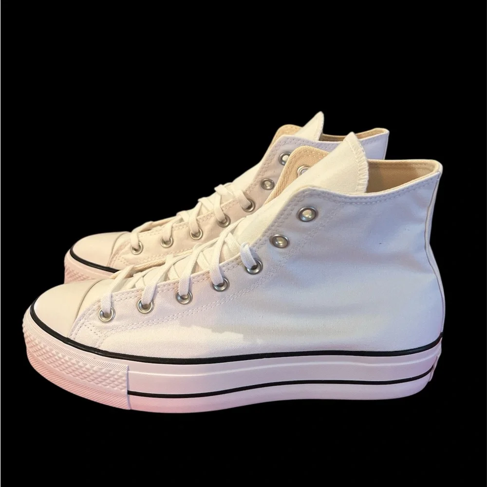 Size 11 - Converse Chuck Taylor All Star‎ Platform High White brand new